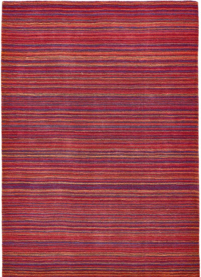 The Rugs Fine Striped Design Wool Rug - Quality Hand-Loomed