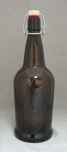 Bottles - EZ-Cap Bottles Amber 16 Oz 12/Case
