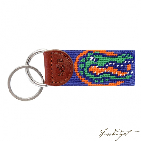 Florida Needlepoint Key Fob-Fussbudget.com