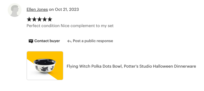 Flying Witch Bowl
