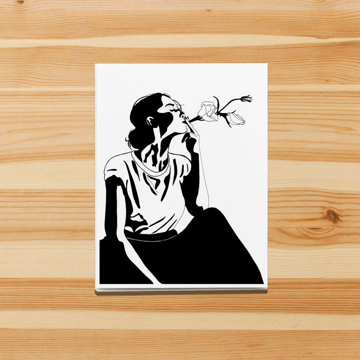 PinkPolish Design Note Cards "Fresh Air" Handmade Notecard