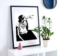 PinkPolish Design Art Prints "Fresh Air"  Ink Drawing: Art Print