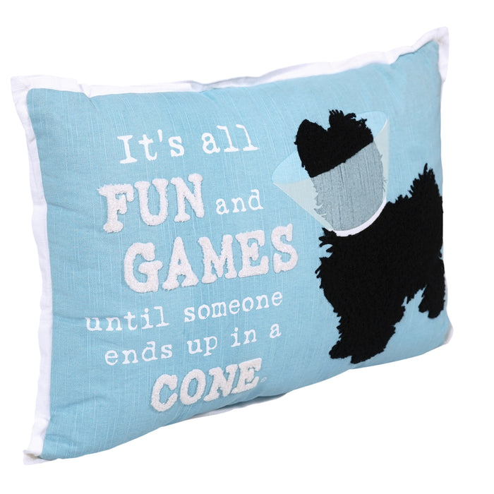 Fun and Games Lumbar Pillow