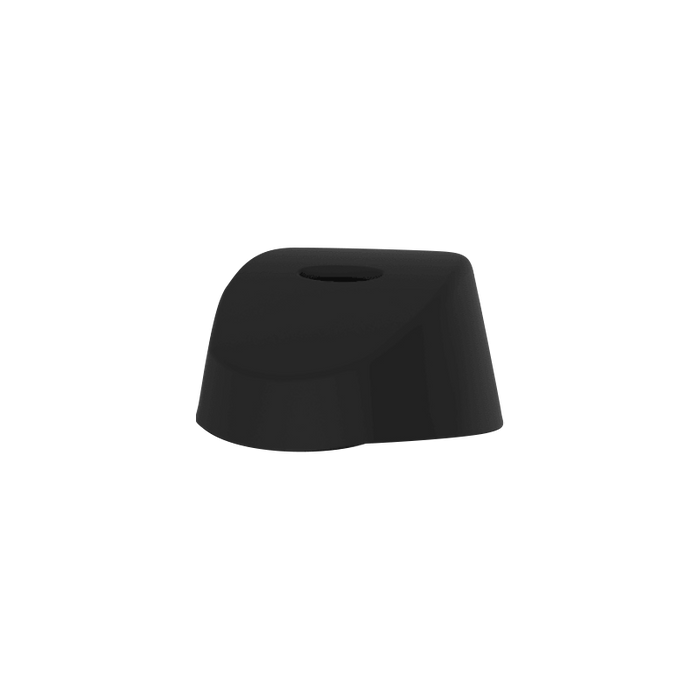 Close-up of the G Pen Elite mouthpiece, displaying its black, rounded shape against a plain white background.