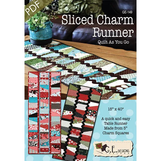 GE Designs - Sliced Charm Table Runner by Gudrun Erla - GE149