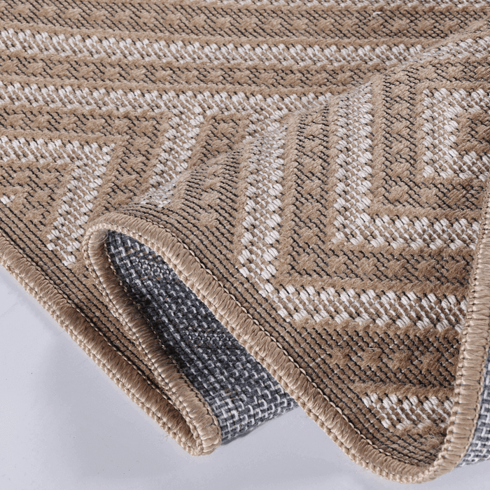Beige Jute-Look Washable Rugs | Stylish & Easy-Clean