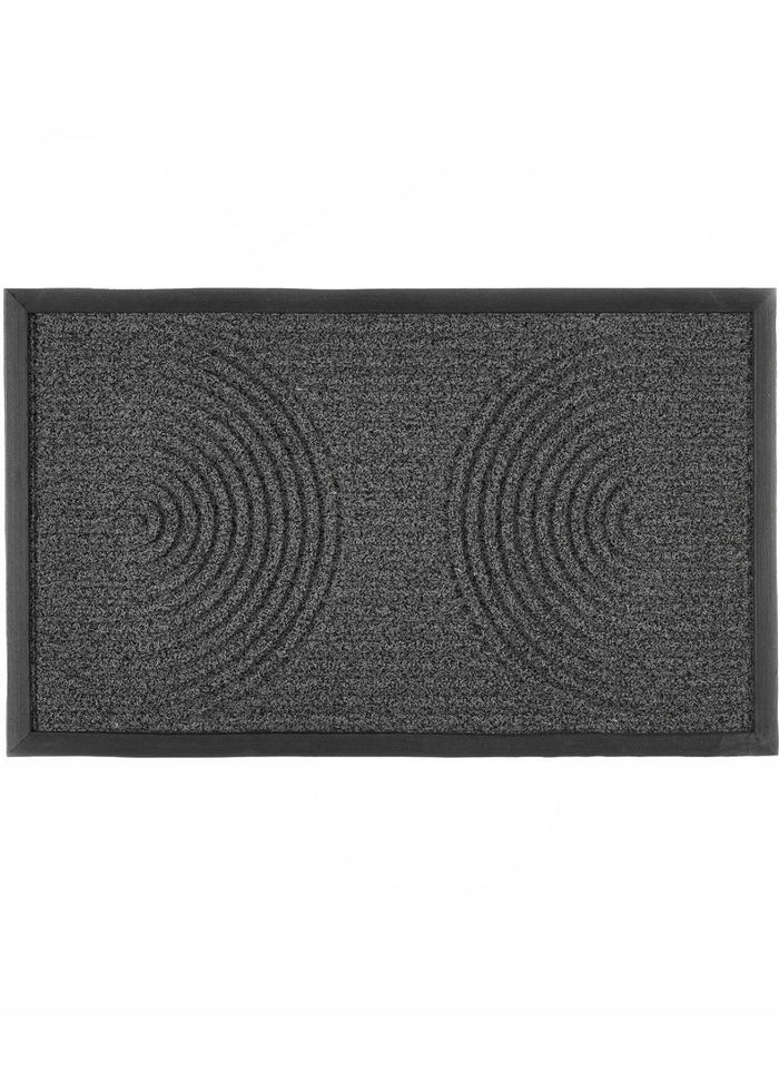 The Rugs Scraper Doormat in Black: Outdoor Mud Remover