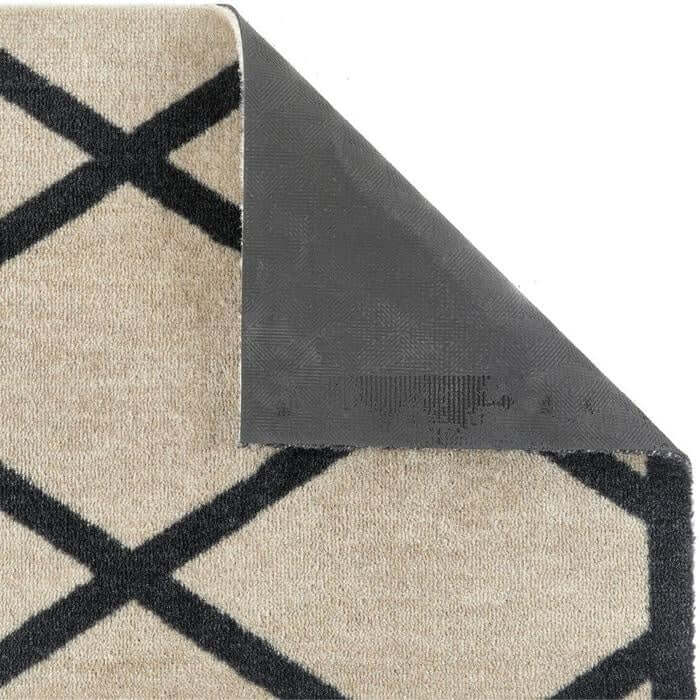 The Rugs Washable Geometric Mat & Runner: Stylish Durable