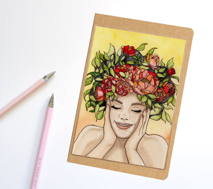 PinkPolish Design Notebook "Giddy" Notebook / Sketchbook / Journal