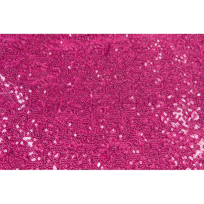 Glitz Sequin 10ft H x 52" W Drape/Backdrop panel - Fuchsia - CV Linens