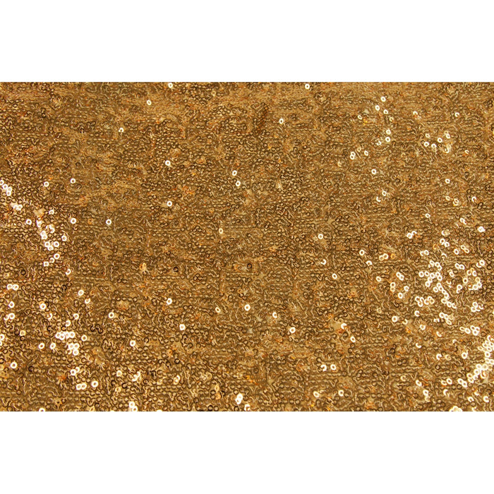 Glitz Sequin 10ft H x 52" W Drape/Backdrop panel - Gold - CV Linens
