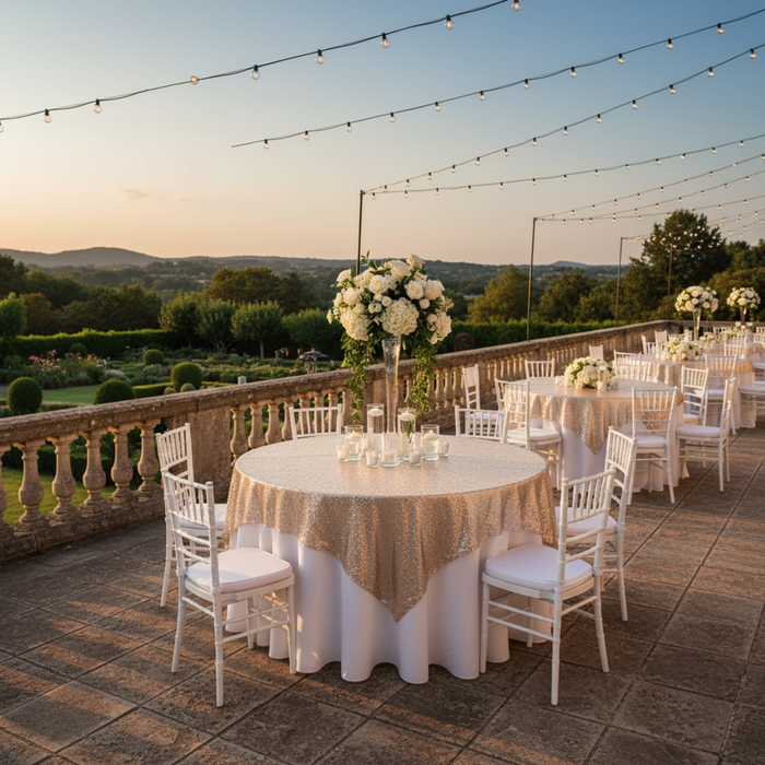 Terrace Wedding Reception