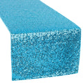 Glitz Sequin Table Runner - Aqua Blue - CV Linens