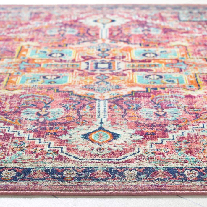 Granada Vintage Rug | Ruby Multicolour Carpet | The Rugs