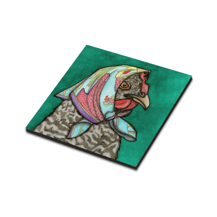 PinkPolish Design Magnets "Grandma Barred" Wood Refrigerator Magnet