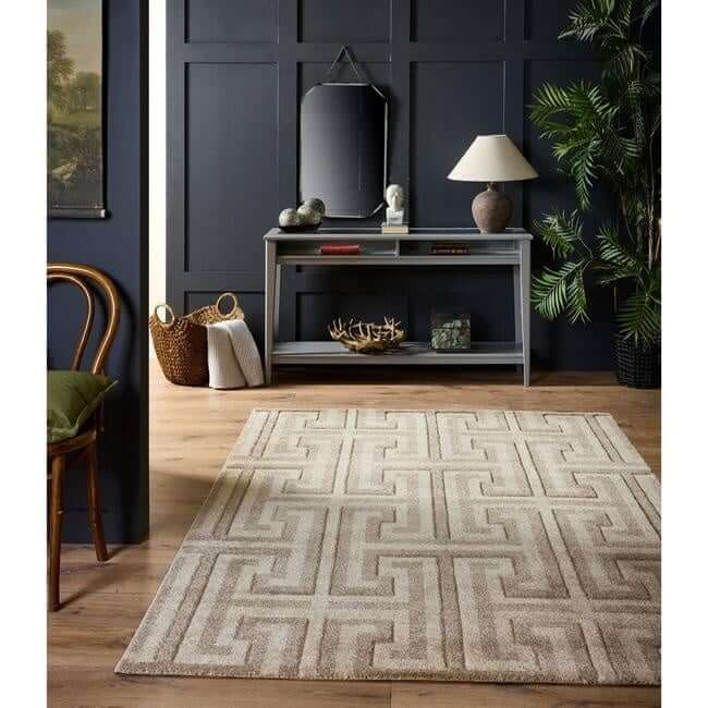The Rugs Elegant Greek Key Geometric Rug | Durable & Stylish
