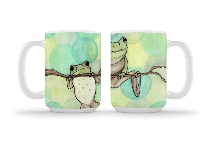 PinkPolish Design Coasters "Hanging Out" 15oz Mug