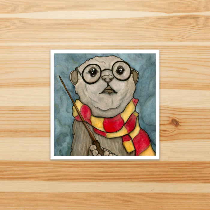 PinkPolish Design Stickers "Harry Otter"  Vinyl Square Sticker