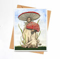 PinkPolish Design Note Cards "He's a Fun-Guy" Handmade Notecard