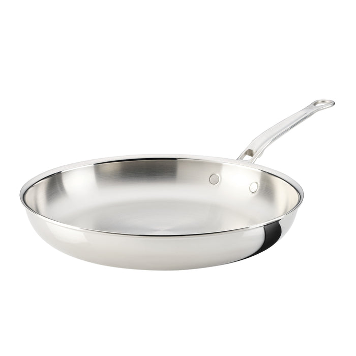 ProBond® Luxe 12.5" Professional Clad Stainless Steel Skillet