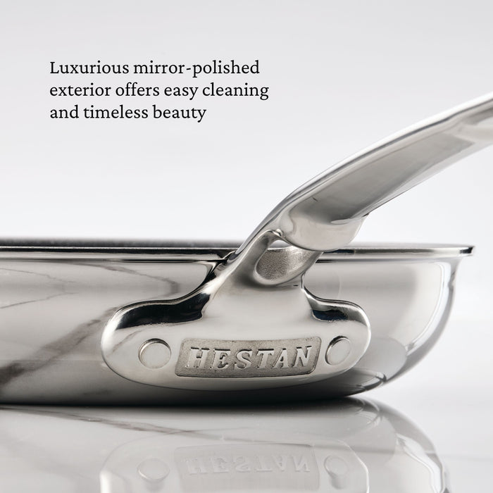 ProBond® Luxe 12.5" Professional Clad Stainless Steel Skillet