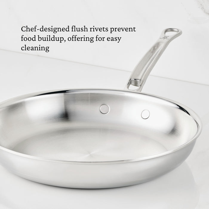 ProBond® Luxe 8.5" Professional Clad Stainless Steel Skillet