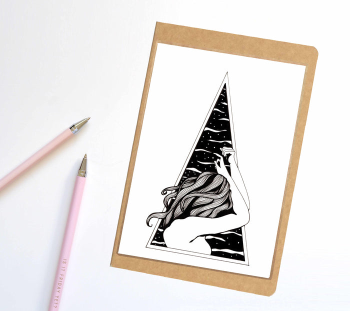 PinkPolish Design Notebook "Hiding" Mental Health Inspired Notebook / Sketchbook / Journal