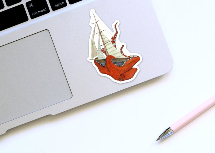 PinkPolish Design Stickers "Hug" Vinyl Die Cut Sticker