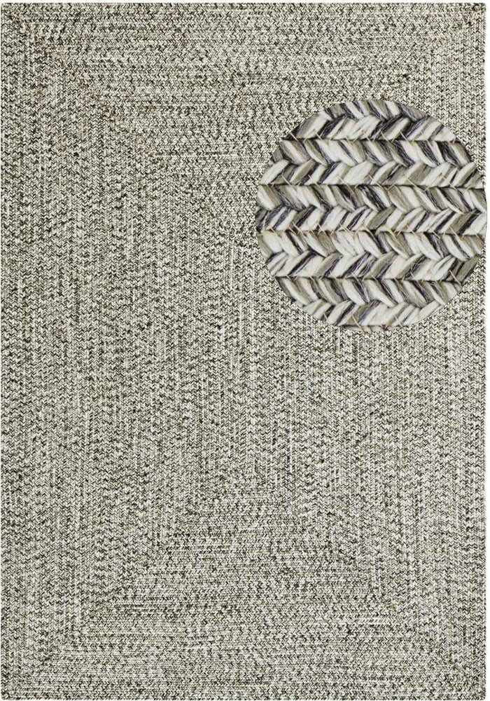 Indoor Outdoor Trenzado Cream Rug