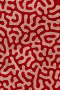 Joli Abstract Red & Pink Plush Pile Rug