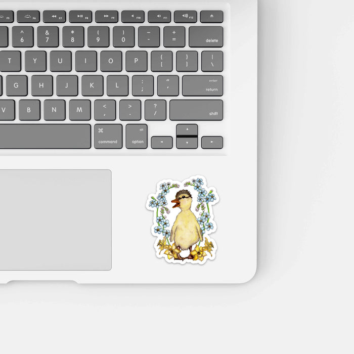 PinkPolish Design Stickers "Just Ducky" Vinyl Die Cut Sticker