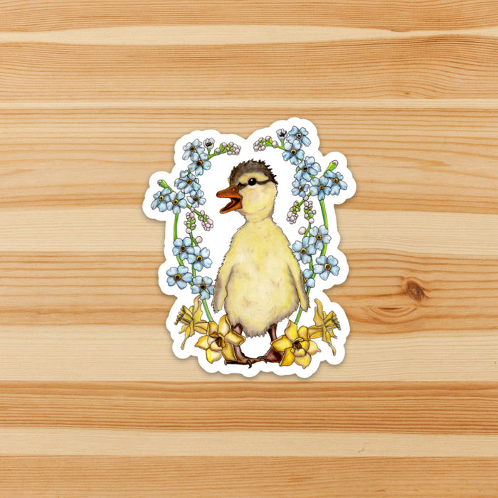 PinkPolish Design Stickers "Just Ducky" Vinyl Die Cut Sticker