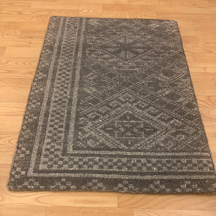 KAOUD RUGS DARK GREY ANT. BAKTAIRI-D 2X3 Rectangle Area Rug