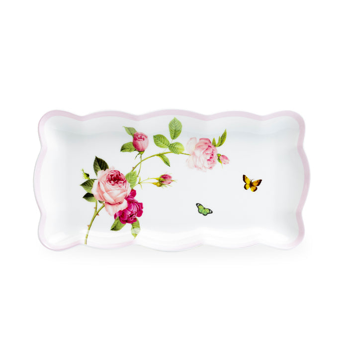 Kensington Pink Rose Bone China 11-Piece Tea Set