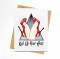 PinkPolish Design Note Cards "Kick Up Your Heels" Handmade Notecard