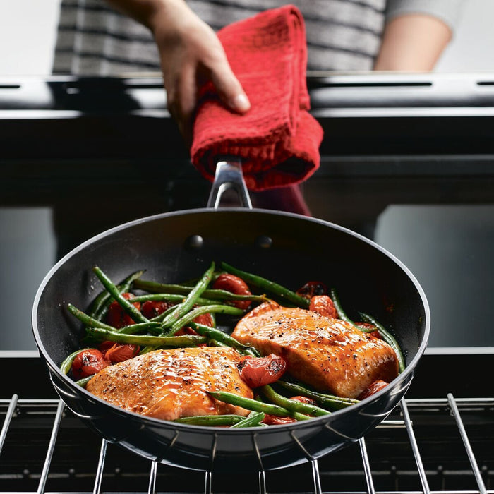 KitchenAid Hard Anodized Nonstick Frying Pan, 12.25-Inch, Onyx Black