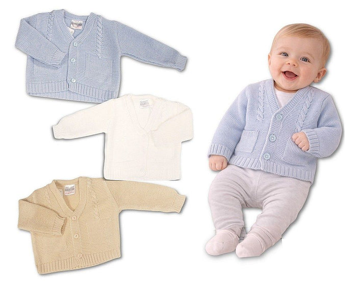 Knitted Baby Boys Cardigan - (PK6) (NB-9m) BW-10-1006_09