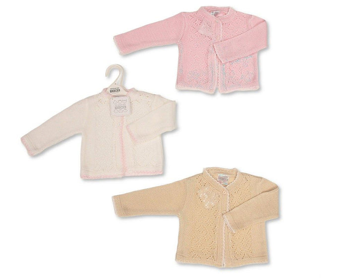 Knitted Baby Girls Cardigan - (PK6) (9-24m) BW-10-1013_24
