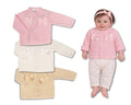 Knitted Baby Girls Cardigan with Bows - (PK6) (9-24m) BW-10-1010_24