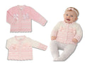 Knitted Baby Girls Cardigan with Bows - (PK6) (9-24m) BW-10-1011_24