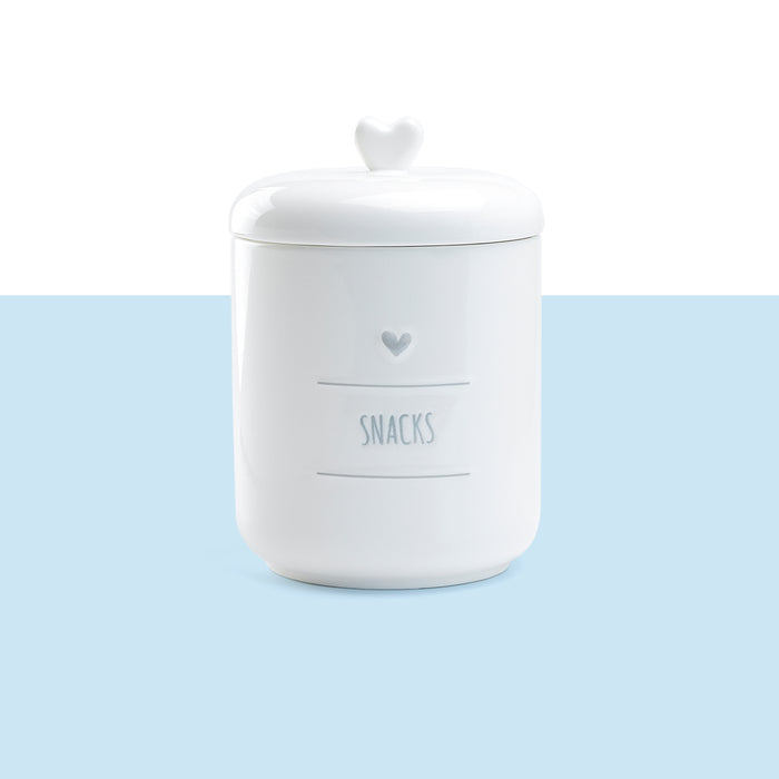 Large Canister with Heart Lid