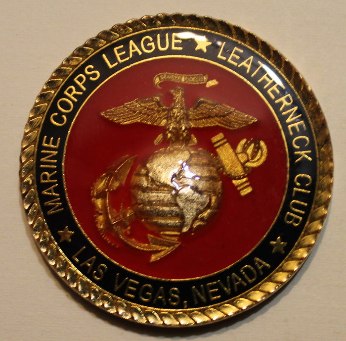 Leatherneck Club Nevada Las Vegas Marine Challenge Coin