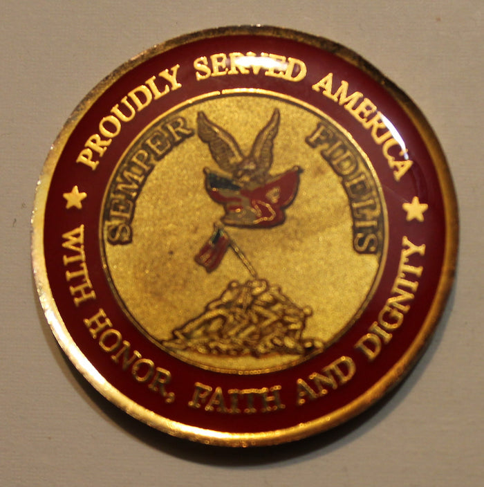 Leatherneck Club Nevada Las Vegas Marine Challenge Coin