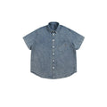 Classic Light Blue Denim Chambray Shirt on Sale - Men's and Women's Short Sleeve Vintage Style - Seakoff