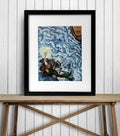 PinkPolish Design Art Prints "Lighthouse Mermaid" Watercolor Painting: Art Print