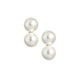 Lisi Lerch - Earrings - Large Belle Double Pearl - Findlay Rowe Designs