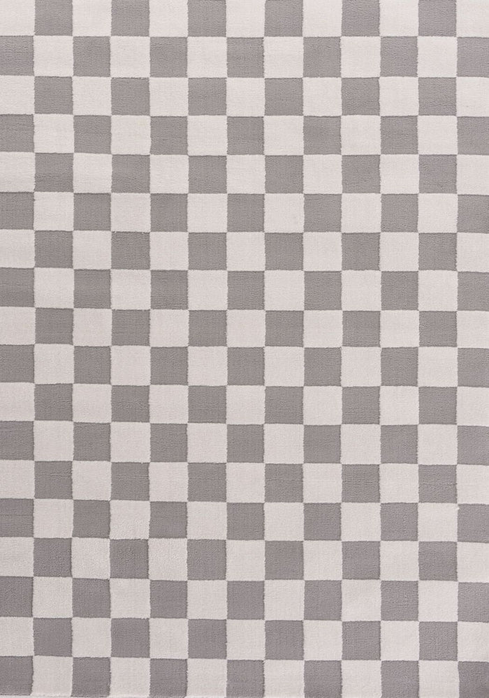 Loft Checkerboard Grey Rug, Underfloor heating.