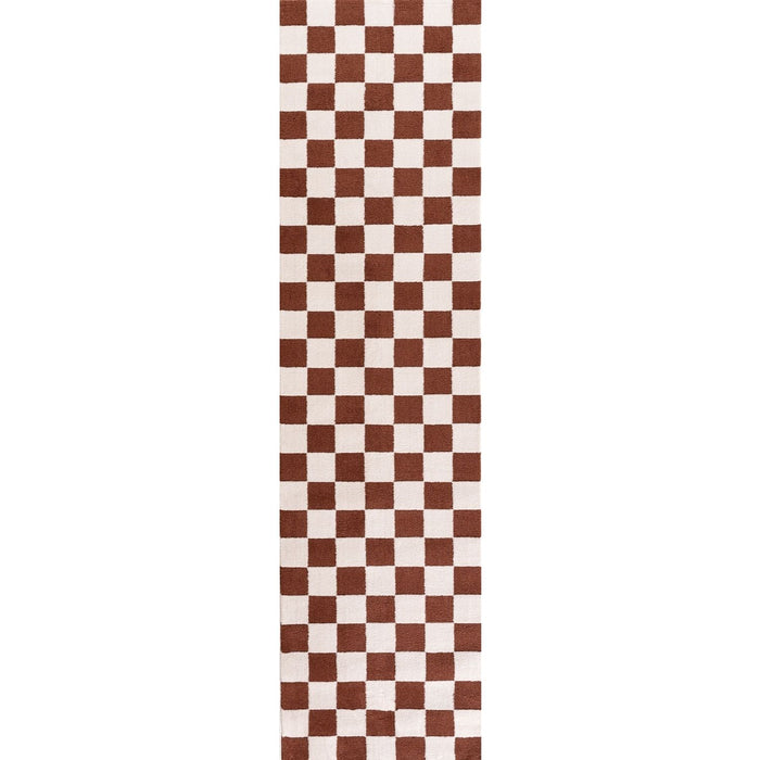 Loft Checkerboard Terra Rug, Easy to clean, Ideal for every place.