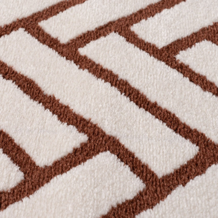 Loft Chevron Terra Rug Textured Pile