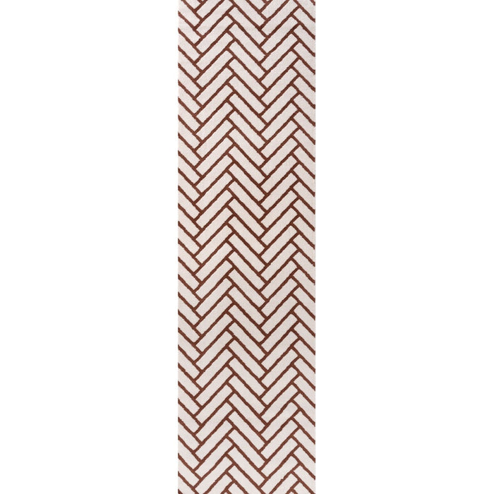 Loft Chevron Terra Rug Textured Pile
